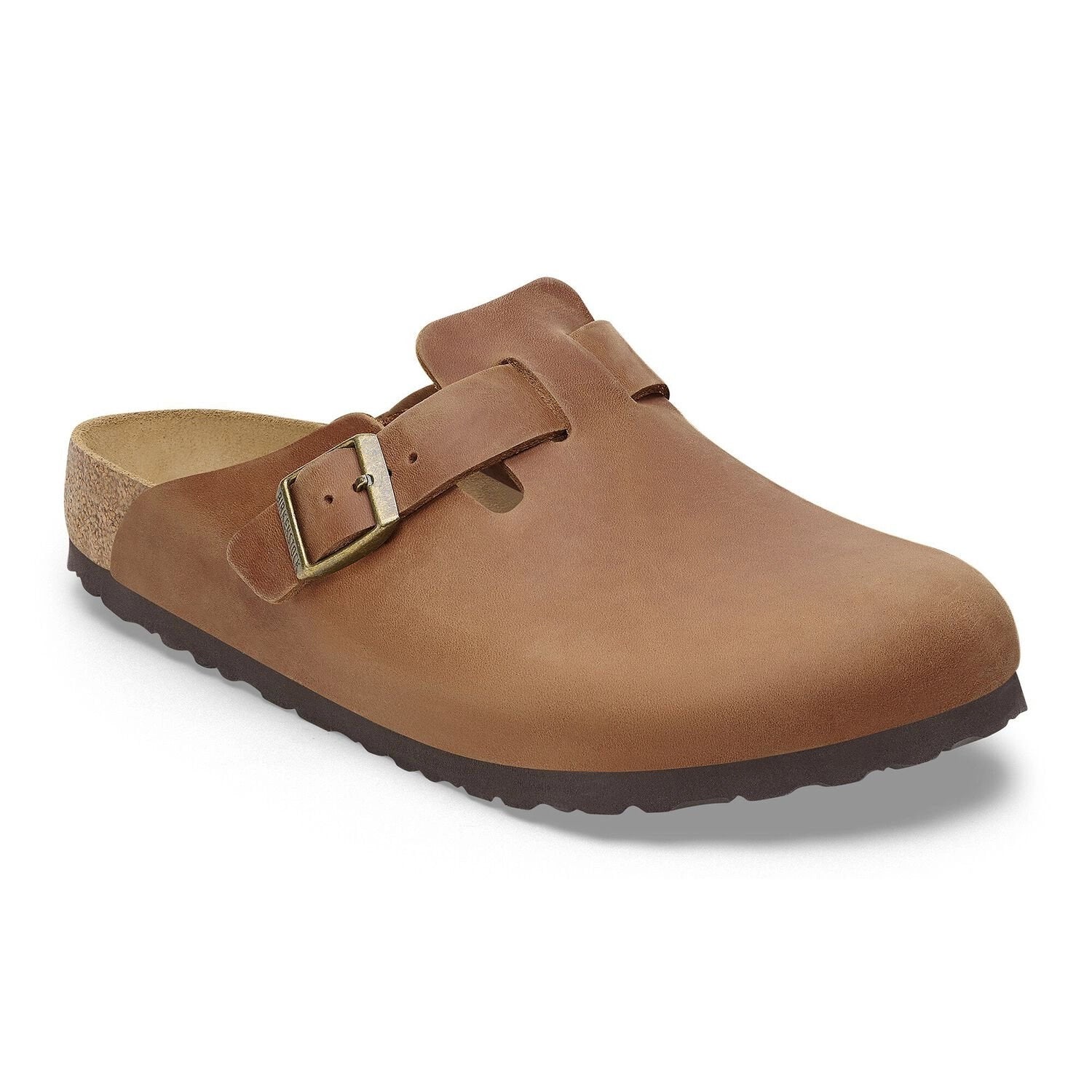 BIRKENSTOCK Boston LEOI Narrow: brązowy chodaki unisex
