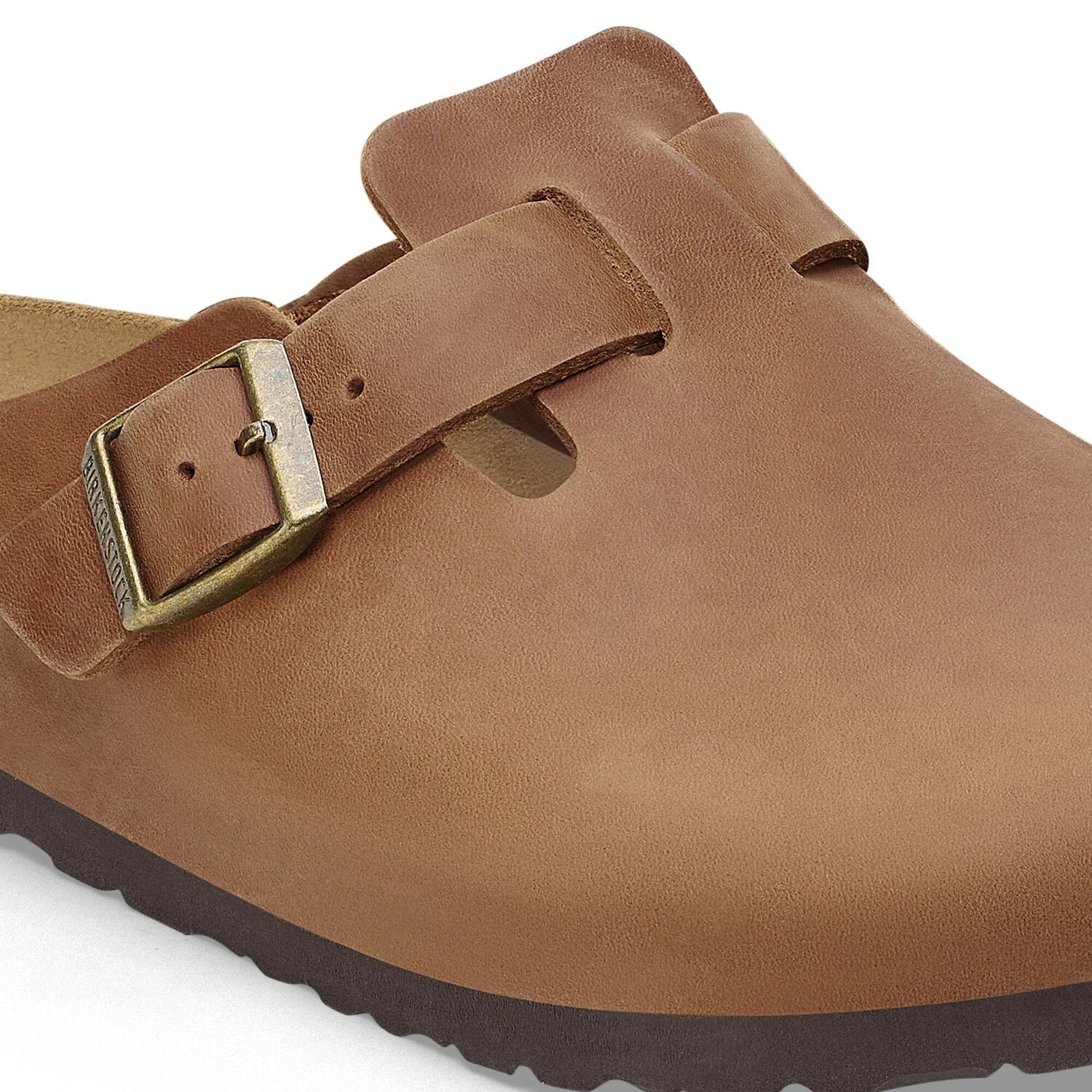 BIRKENSTOCK Boston LEOI Narrow: коричневый сабо унисекс