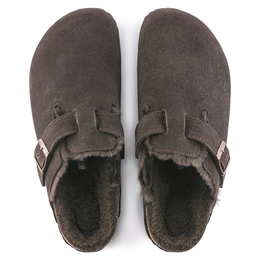 BIRKENSTOCK Boston Shearling LEVE Mocca LAF Mocca: marró esclops per a dona