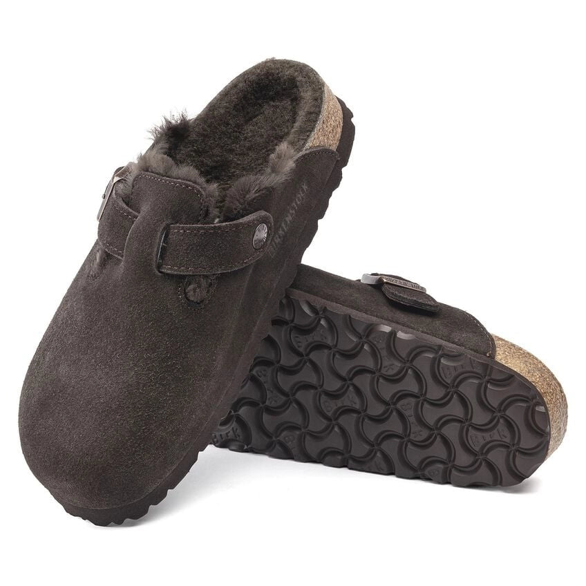 BIRKENSTOCK Boston Shearling LEVE Mocca LAF Mocca: marró esclops per a dona