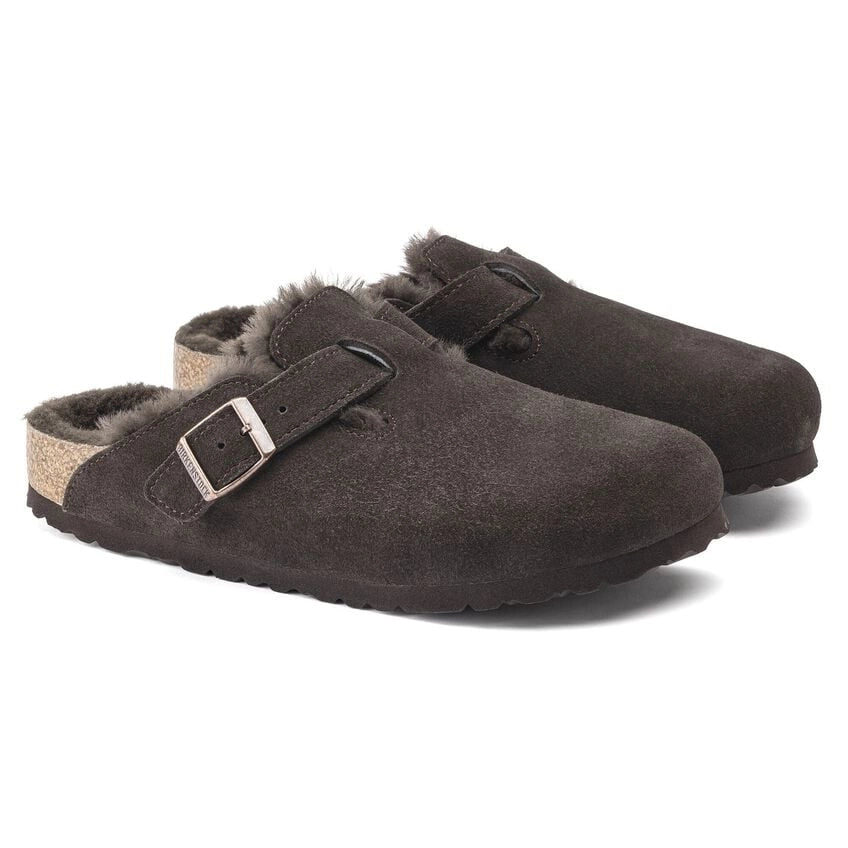 BIRKENSTOCK Boston Shearling LEVE Mocca LAF Mocca: marró esclops per a dona