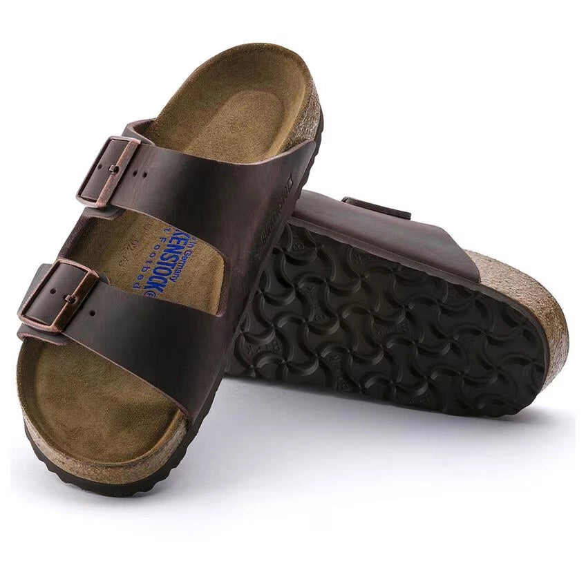 BIRKENSTOCK Arizona SFB LEOI Habana: brown sandals unisex