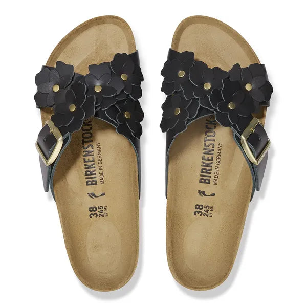 BIRKENSTOCK Spring PACK -flors POCS Parells: sort sandaler til kvinder