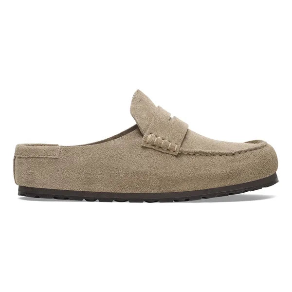 BIRKENSTOCK Naples Wrapped LEVE Taupe: бежевый сабо для женщин