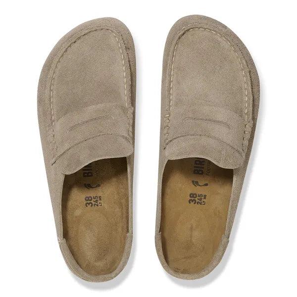BIRKENSTOCK Naples Wrapped LEVE Taupe: beix esclops per a dona