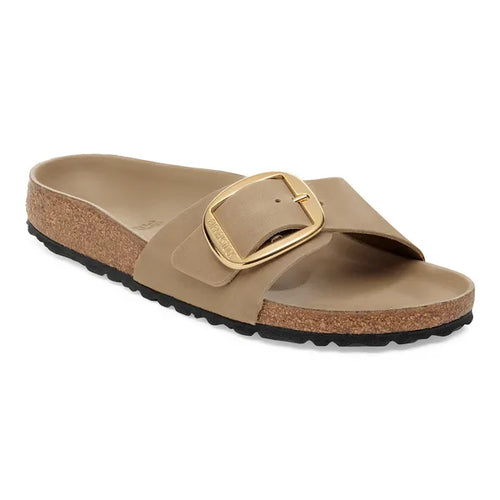 BIRKENSTOCK Madrid BIG Buckle LEOI Tabacco Brown HEX: brun sandaler til kvinder