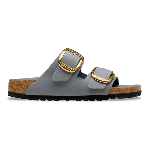 BIRKENSTOCK Arizona BIG Buckle LEOI Basalt GRAY HEX: серый сандалии для женщин