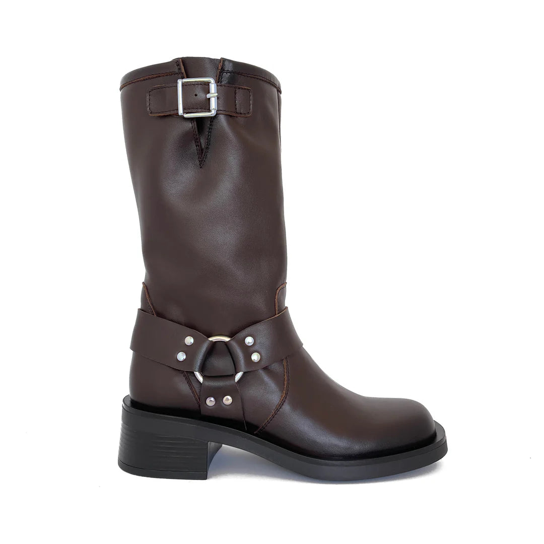 LUIS GONZALO 1966 | BOTAS | MUJER | BOTA BIKER NI | MARRÓN