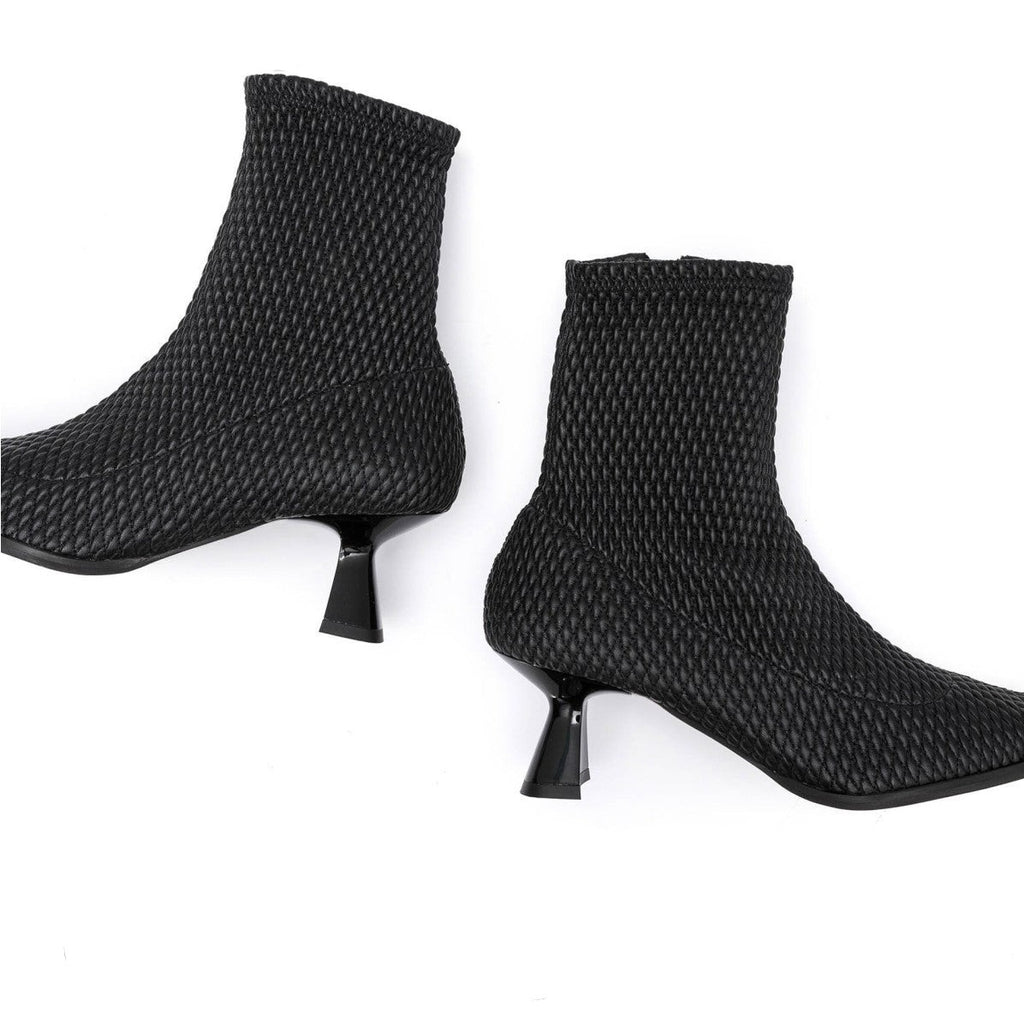 AUDLEY MIMI RICE Nappa Arroz Strecht Black: noir bottines pour femme