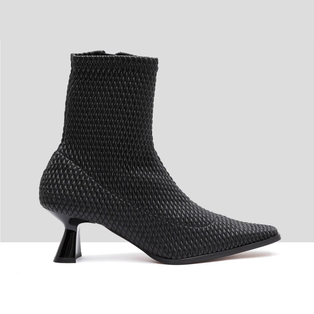 AUDLEY MIMI RICE Nappa Arroz Strecht Black: noir bottines pour femme