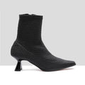 AUDLEY MIMI RICE Nappa Arroz Strecht Black: noir bottines pour femme