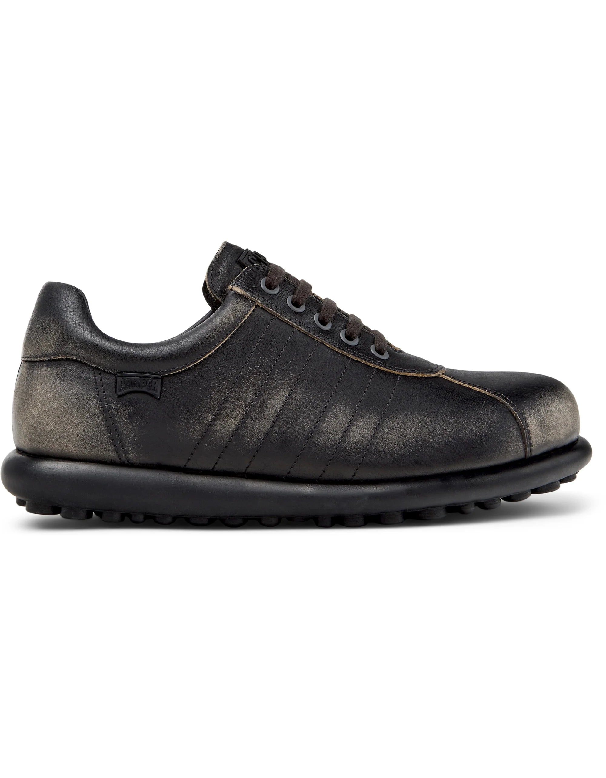 CAMPER Pelotas Ariel Soweto Brush Meteor, czarny obuwie dla mężczyzn w Tascón