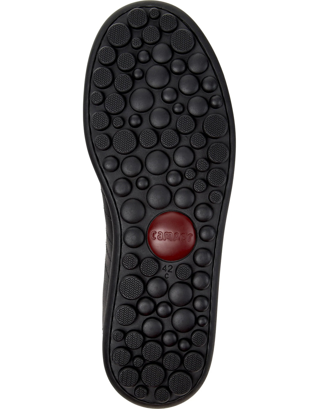CAMPER Pelotas Ariel Soweto Brush Meteor, zwart schoenen voor heren bij Tascón
