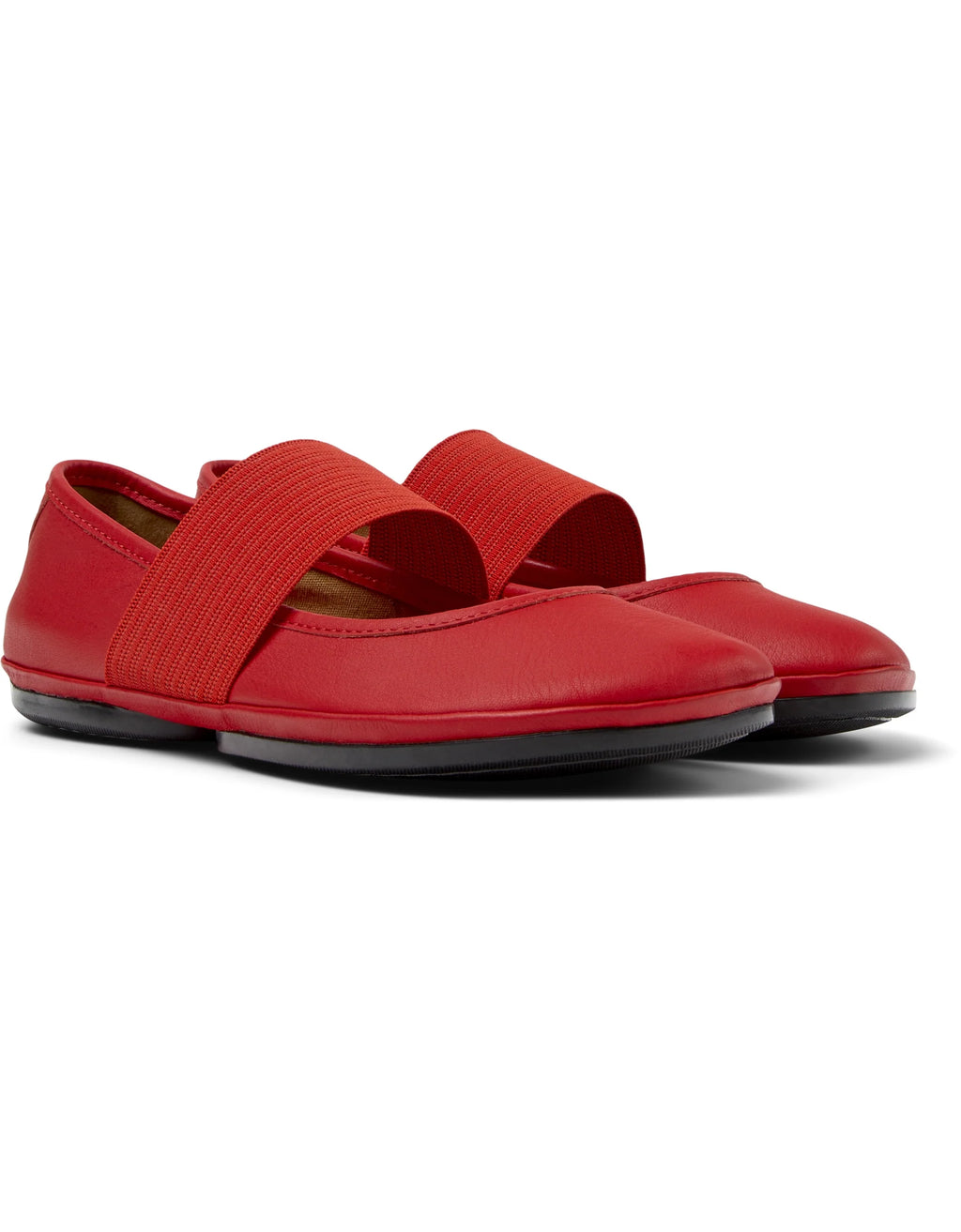 CAMPER Right Nina, red ballet flats for women at Tascón