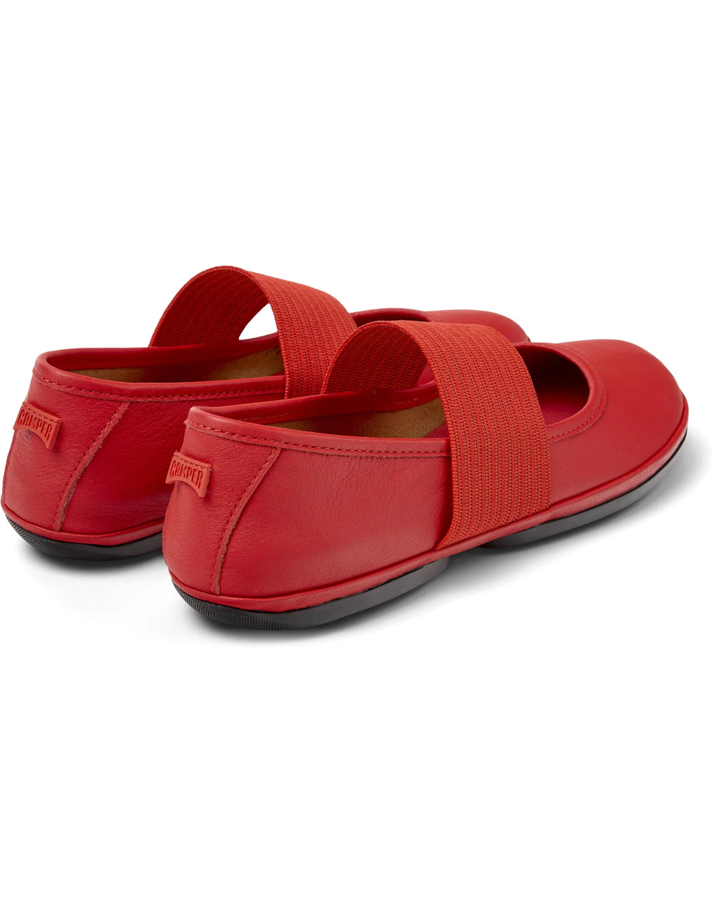 CAMPER Right Nina, red ballet flats for women at Tascón