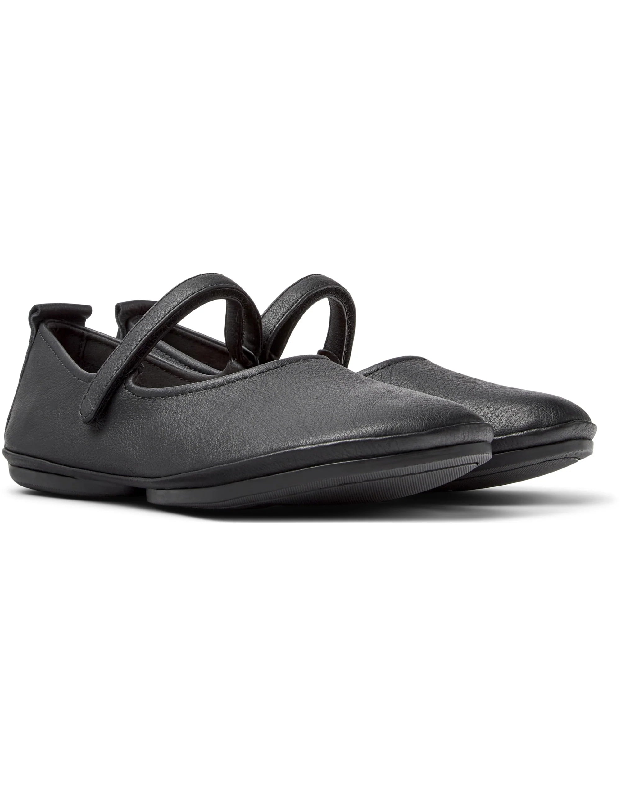 CAMPER Right Nina、Tascónのブラックレディースローファー