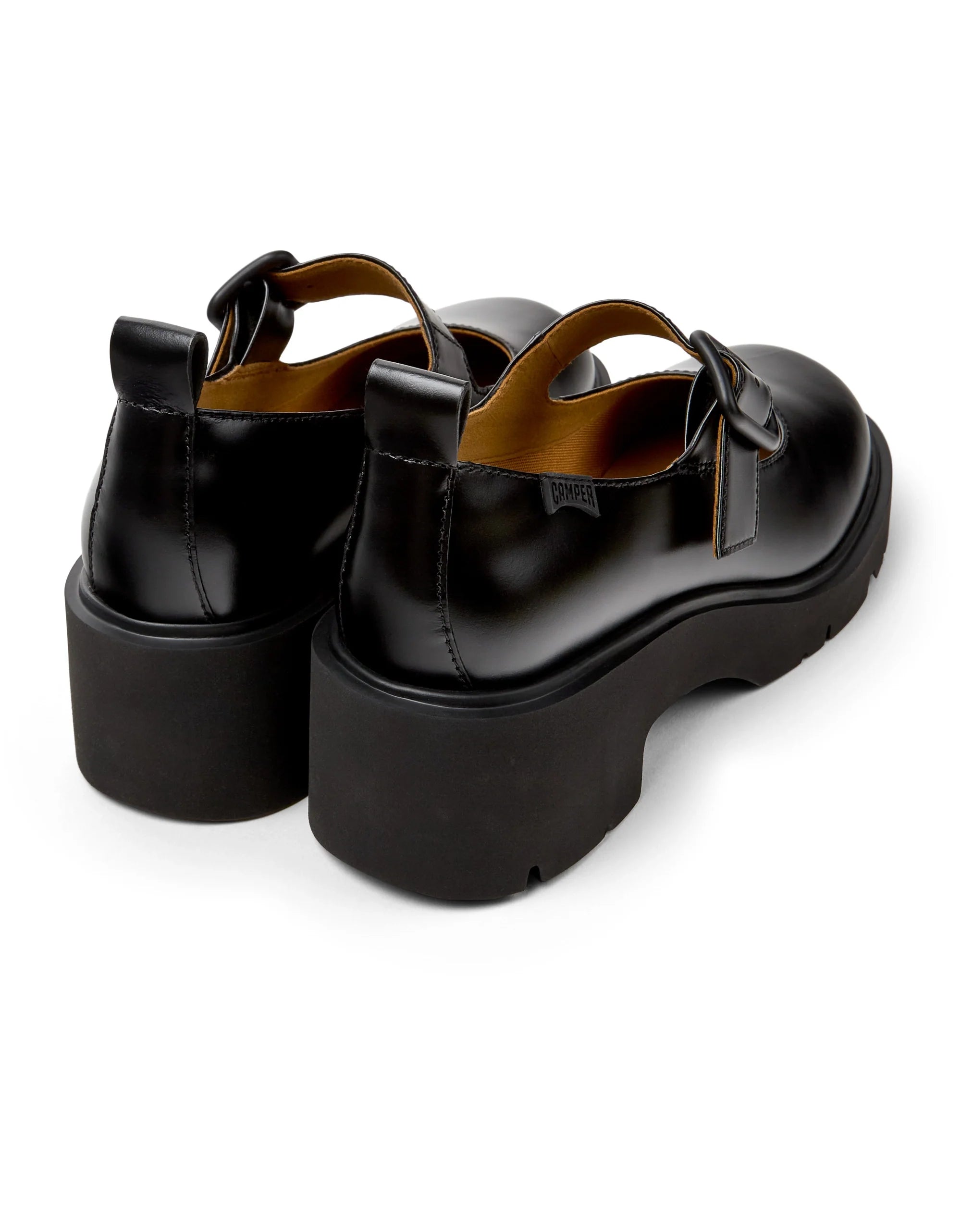 CAMPER Milah、Tascónのブラックレディースブーツ