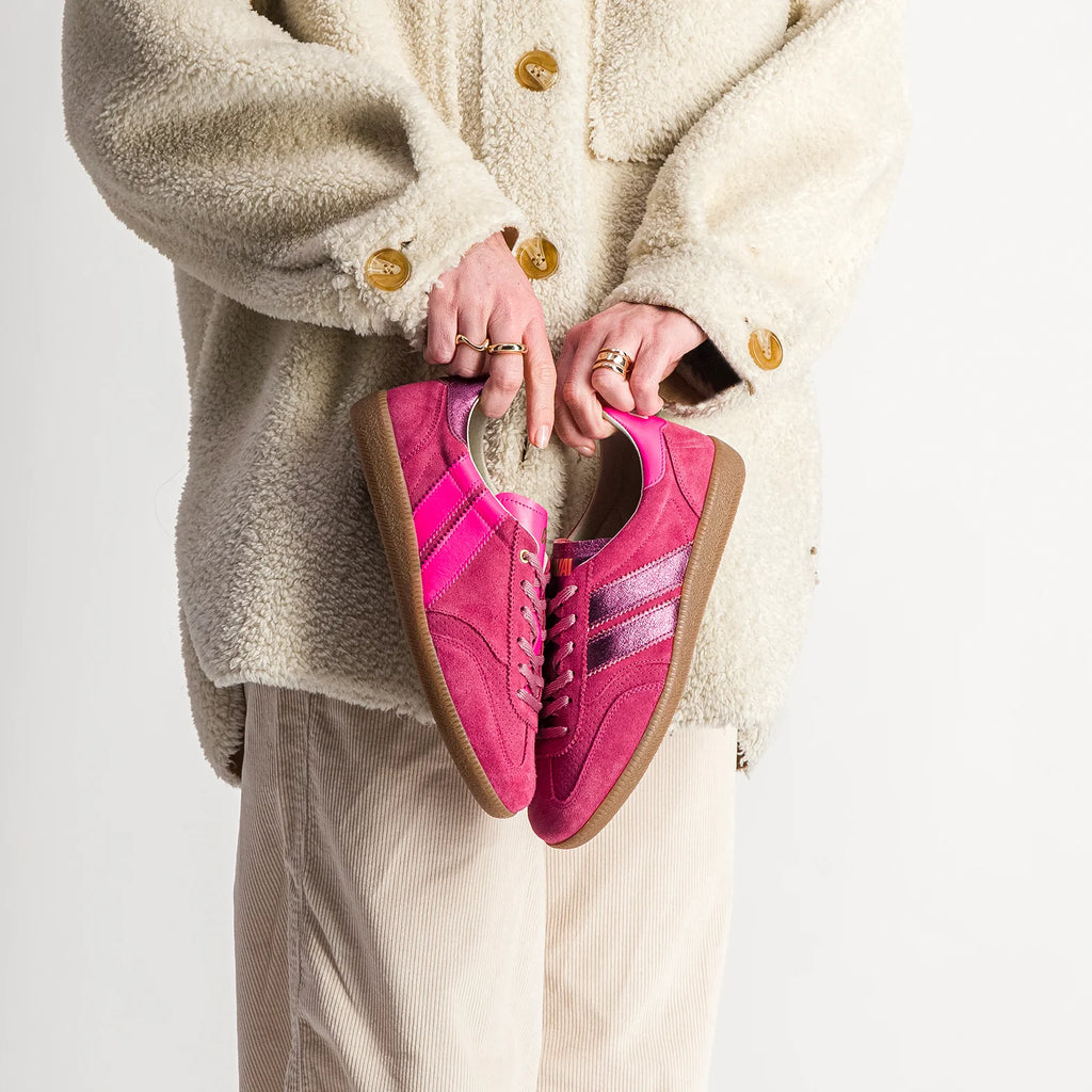 CAVAL Pulse 34 Metallic Bambino: pink trainers for women