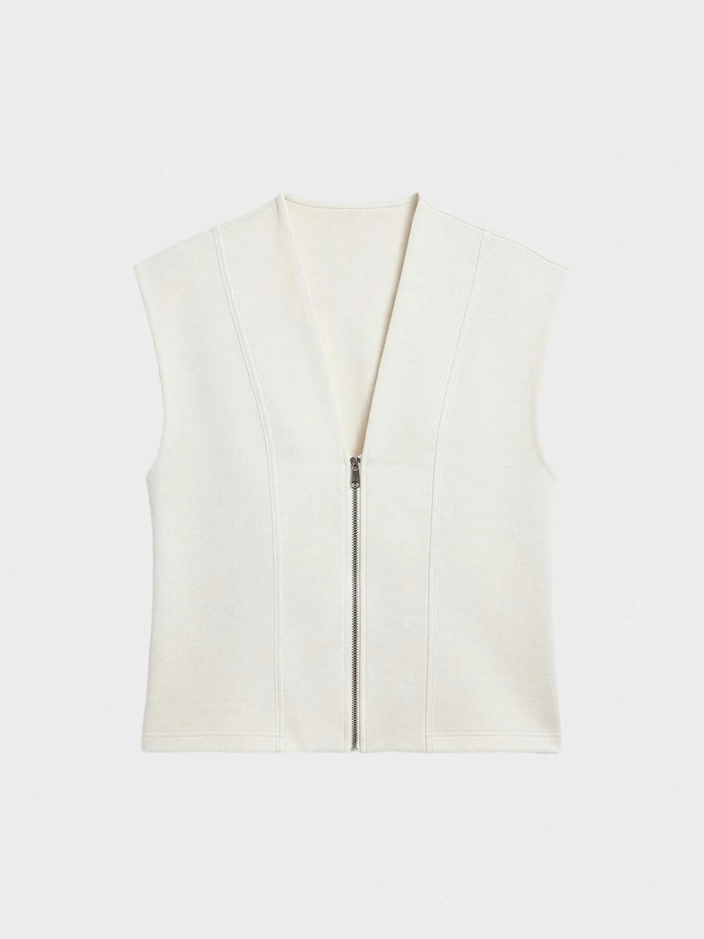 GISELA Chaleco Beige Claro: beige chalecos for women