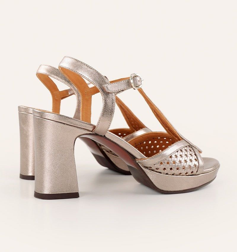 CHIE MIHARA Kesira: gold shoes for women