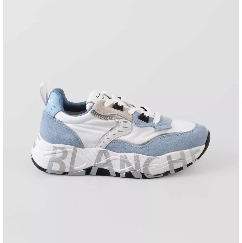 VOILE BLANCHE CLUB105: blue trainers for women