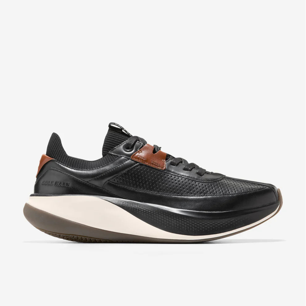 COLE HAAN Grandpro ALL DAY Runner LTHR Negro: черный кроссовки для мужчин