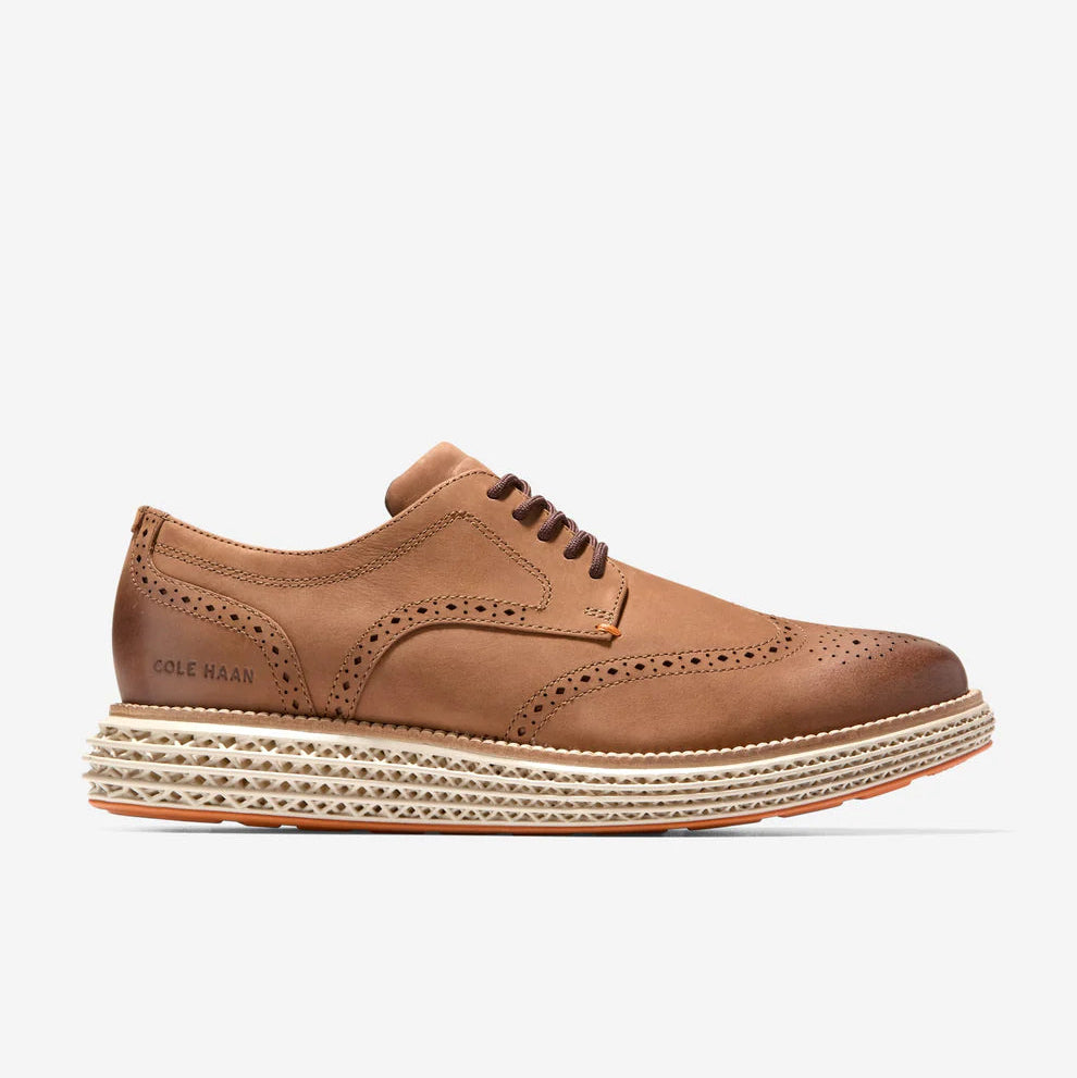 COLE HAAN Originalgrand 2.0 Wingtip Oxfords Marrón: коричневый обувь для мужчин