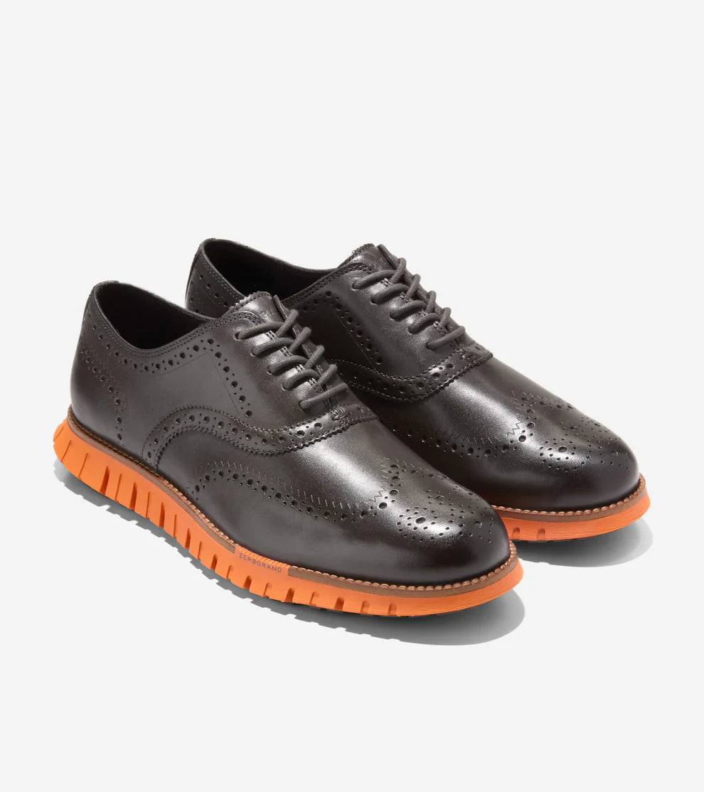 COLE HAAN Zerogrand Remastered Wingtip Oxford GRIS: серый обувь для мужчин