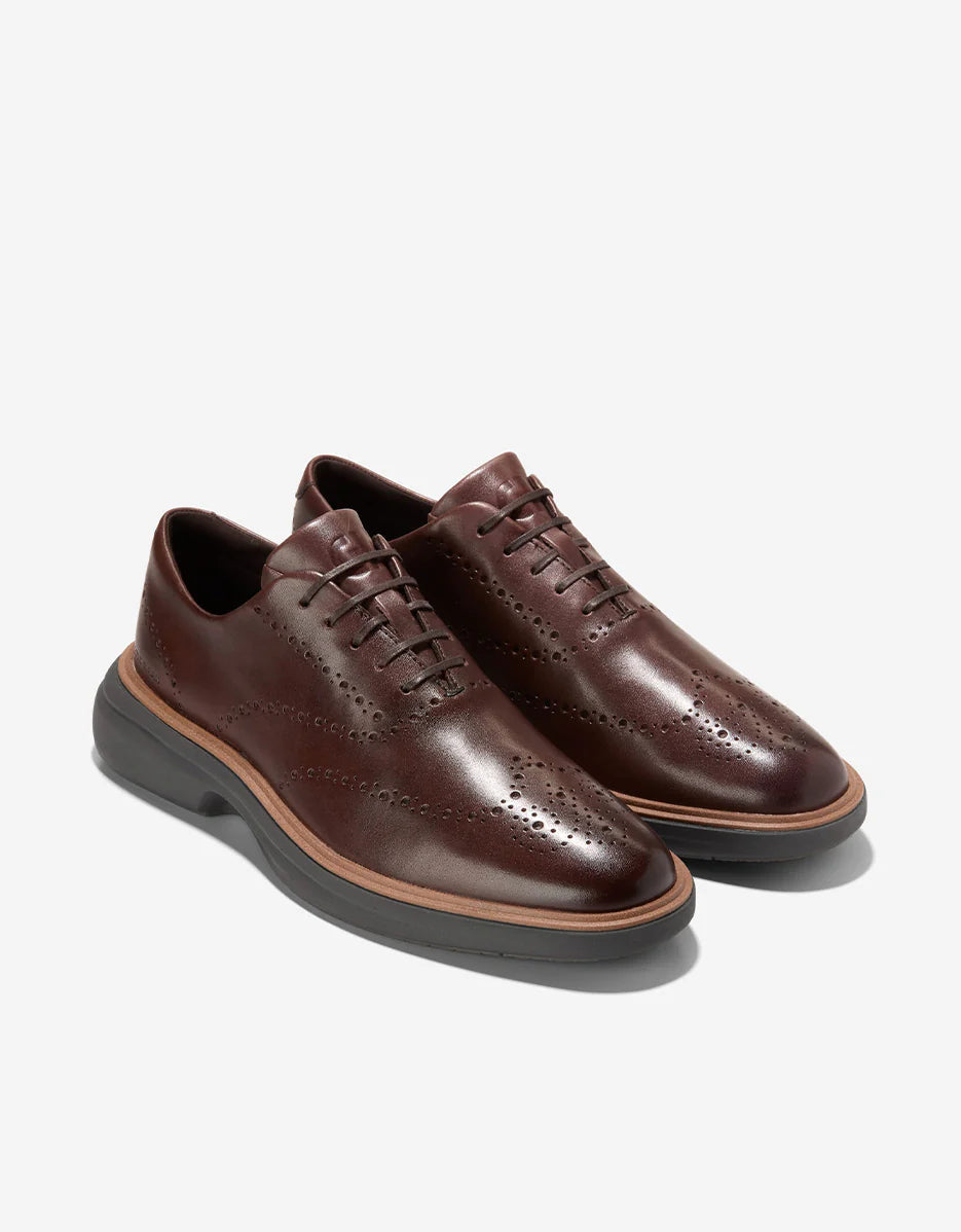 COLE HAAN Originalgrand Cityspectre Wingtip Oxfrds: коричневый обувь для мужчин