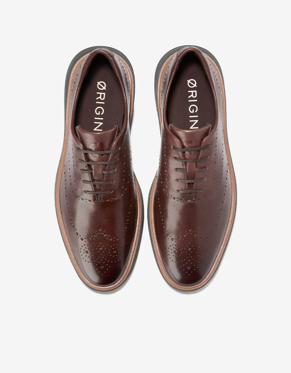 COLE HAAN Originalgrand Cityspectre Wingtip Oxfrds: коричневый обувь для мужчин