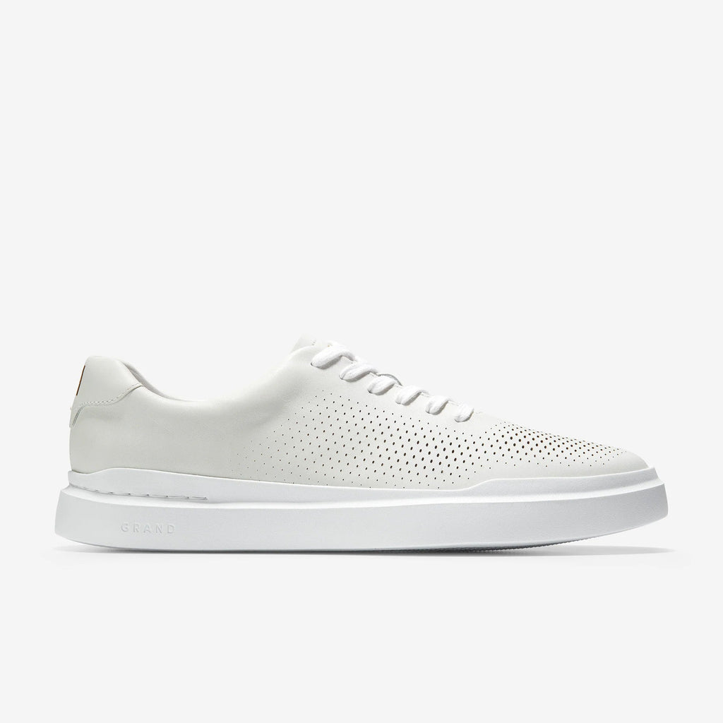 COLE HAAN Grandpro Rally Laser CUT Sneakers: белый кроссовки для мужчин