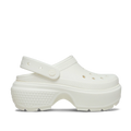 CROCS Stomp CLOG Chalk: blanc esclops per a dona