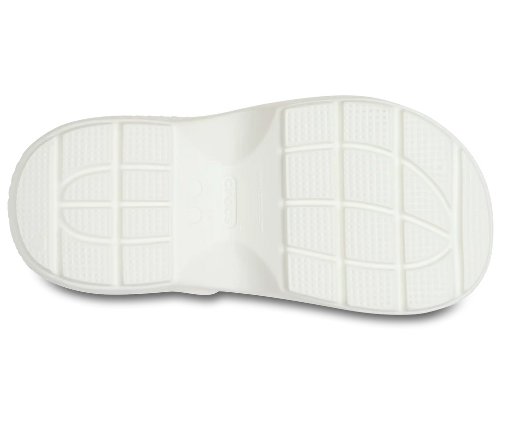 CROCS Stomp CLOG Chalk: blanc esclops per a dona