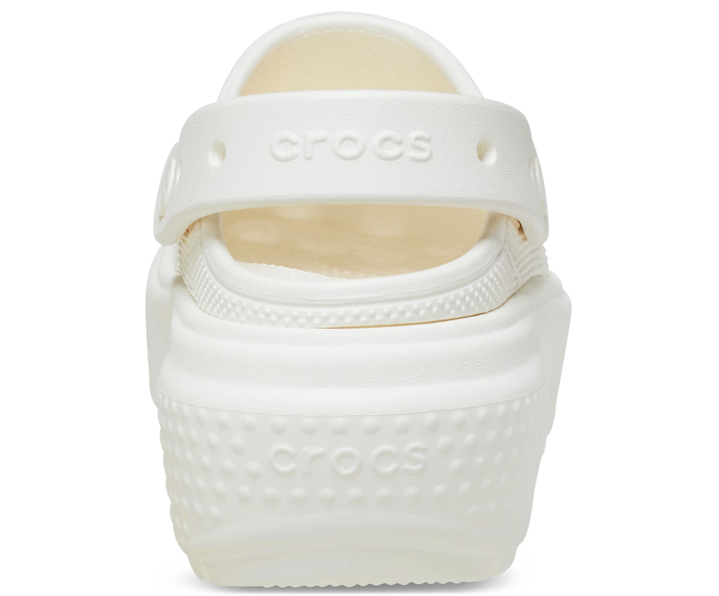 CROCS Stomp CLOG Chalk: blanc esclops per a dona