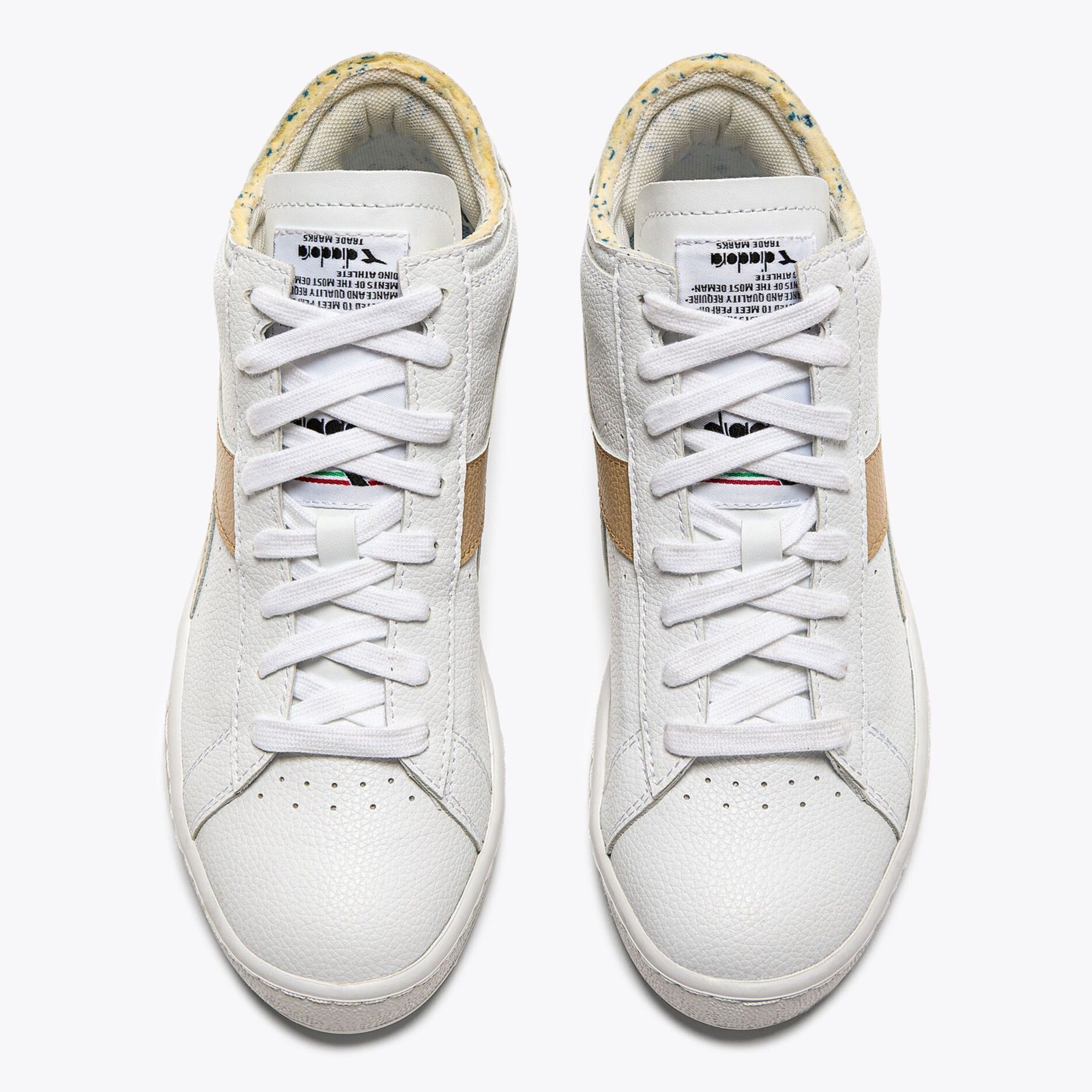 DIADORA GAME ROW CUT 2030 White/wood ASH: weiß Sneaker für Damen
