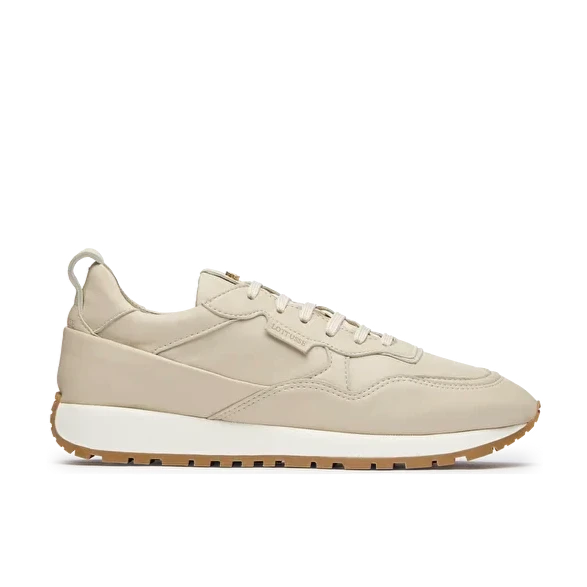 LOTTUSSE Dianne PIEL de Cordero Blanco ROTO: white trainers for women