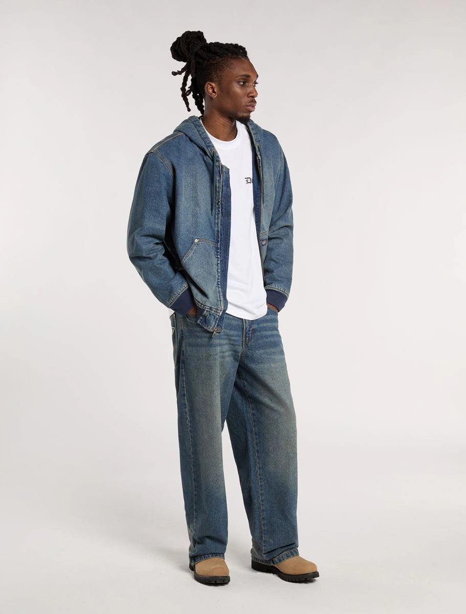 DICKIES Hilham Denim Khaki TNTD BLUE: blau pantalons per a home