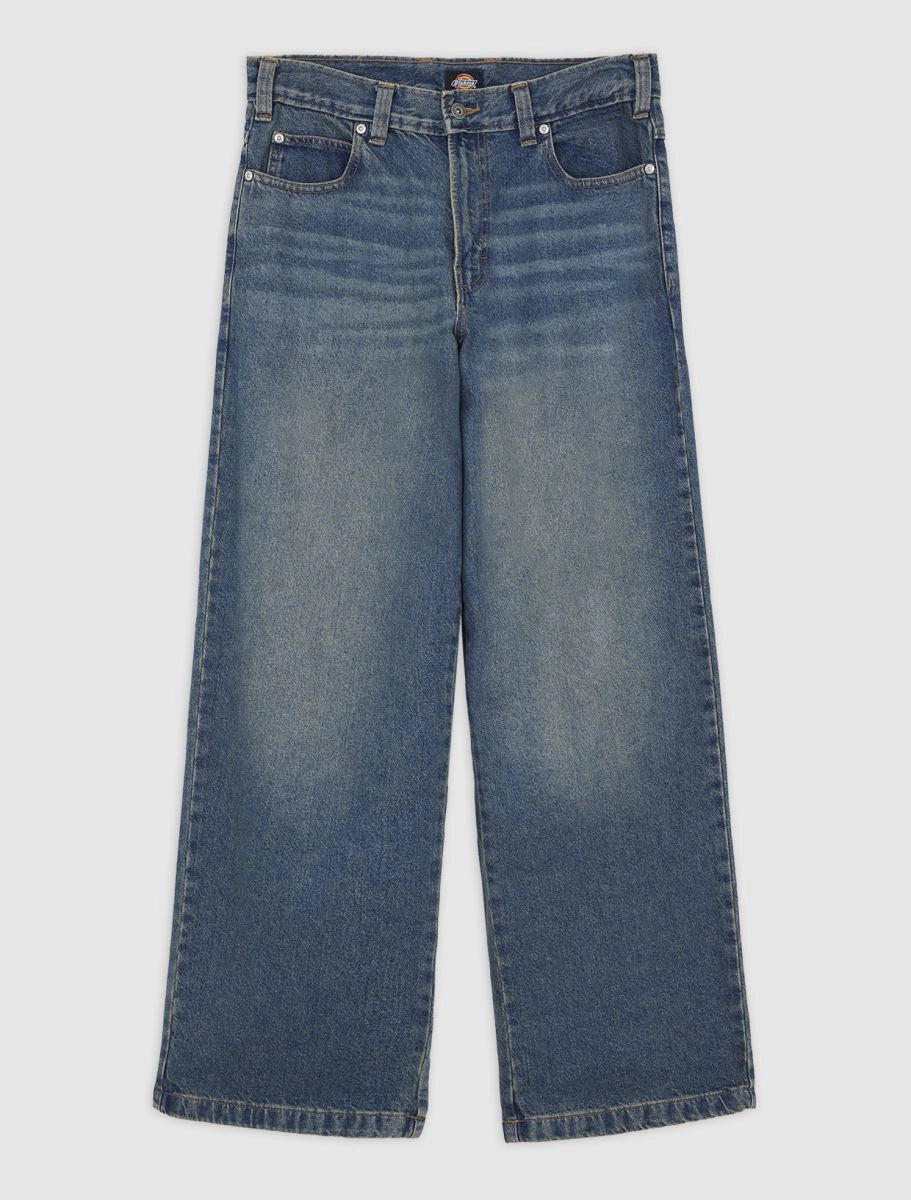 DICKIES Hilham Denim Khaki TNTD BLUE: blau pantalons per a home