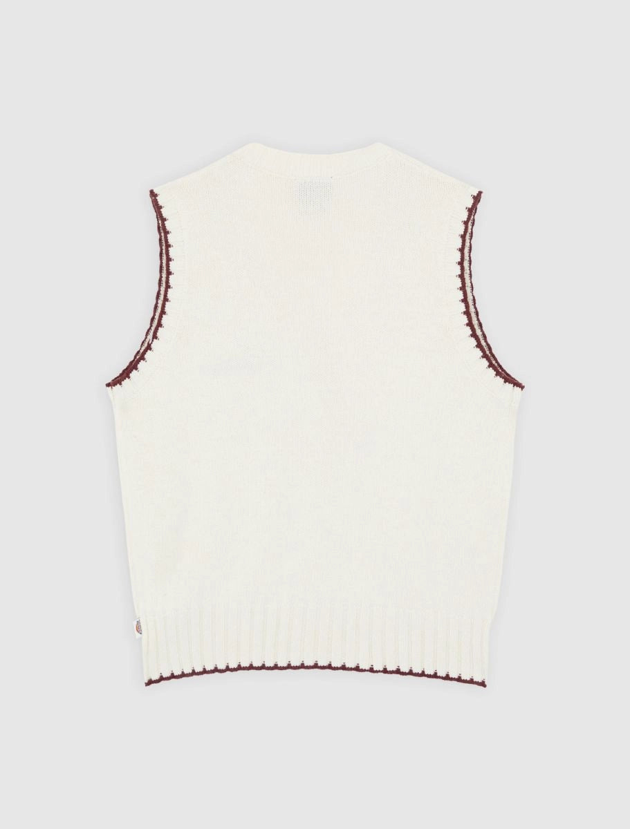 DICKIES | JERSEY | HOMBRE | SLAYDEN SWEATER VEST W EGRET | BLANCO