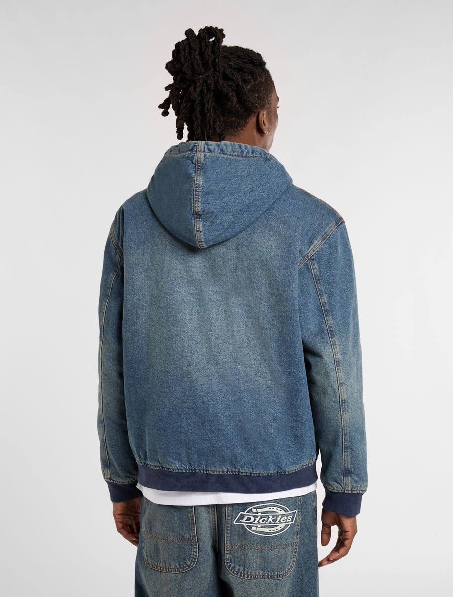 DICKIES Hilham Hooded Jacket Khaki TNTD B: blau Sweatshirt für Herren