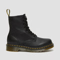 DR. MARTENS 1460 Pascal Black Virginia: ブラック アンクルブーツ レディース