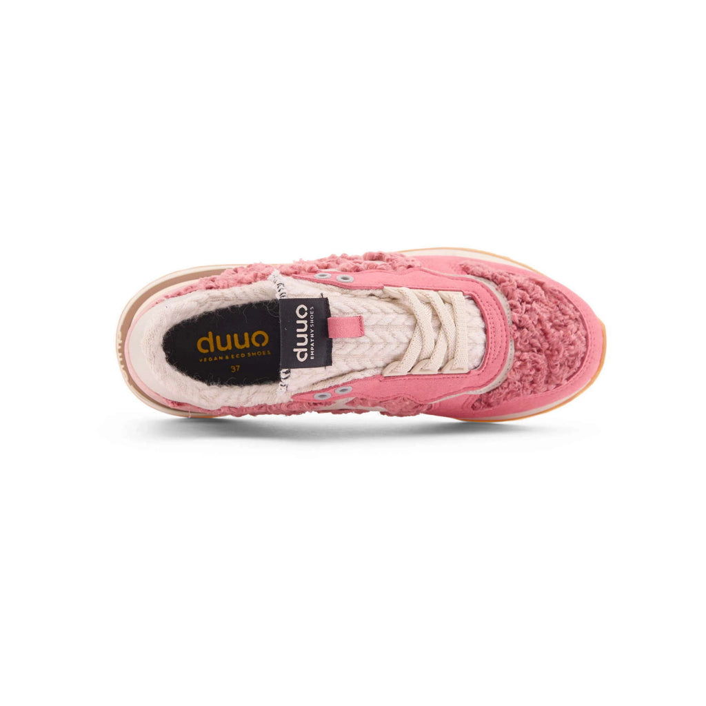 DUUO Calma HIGH OULU 91: pink trainers for women