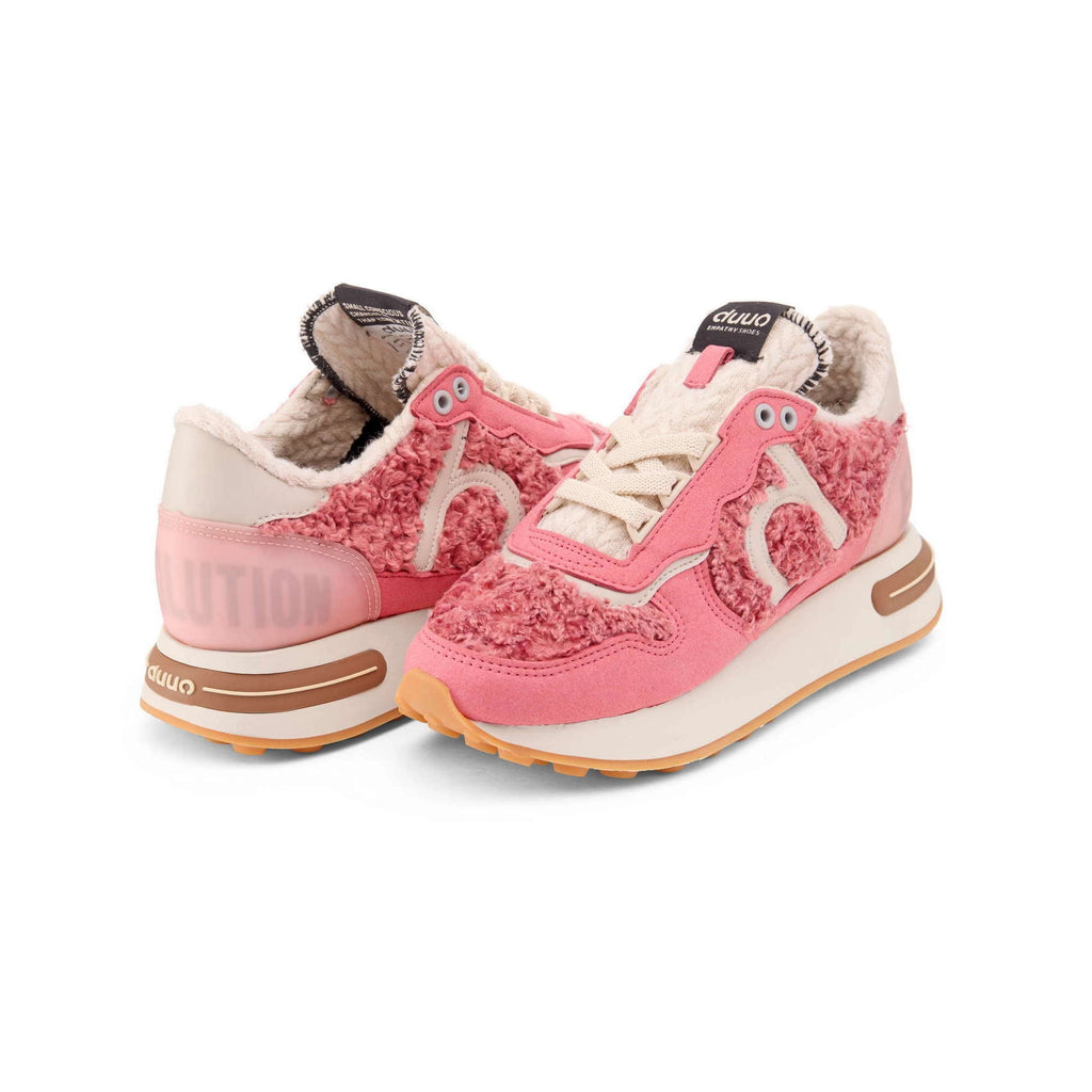 DUUO Calma HIGH OULU 91: pink trainers for women
