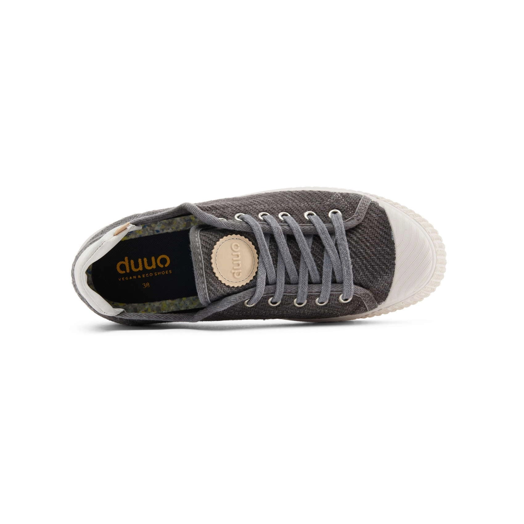DUUO | SNEAKERS | UNISEX | COL TERRA 169 (TINTADA QUARTZ) | GRIS