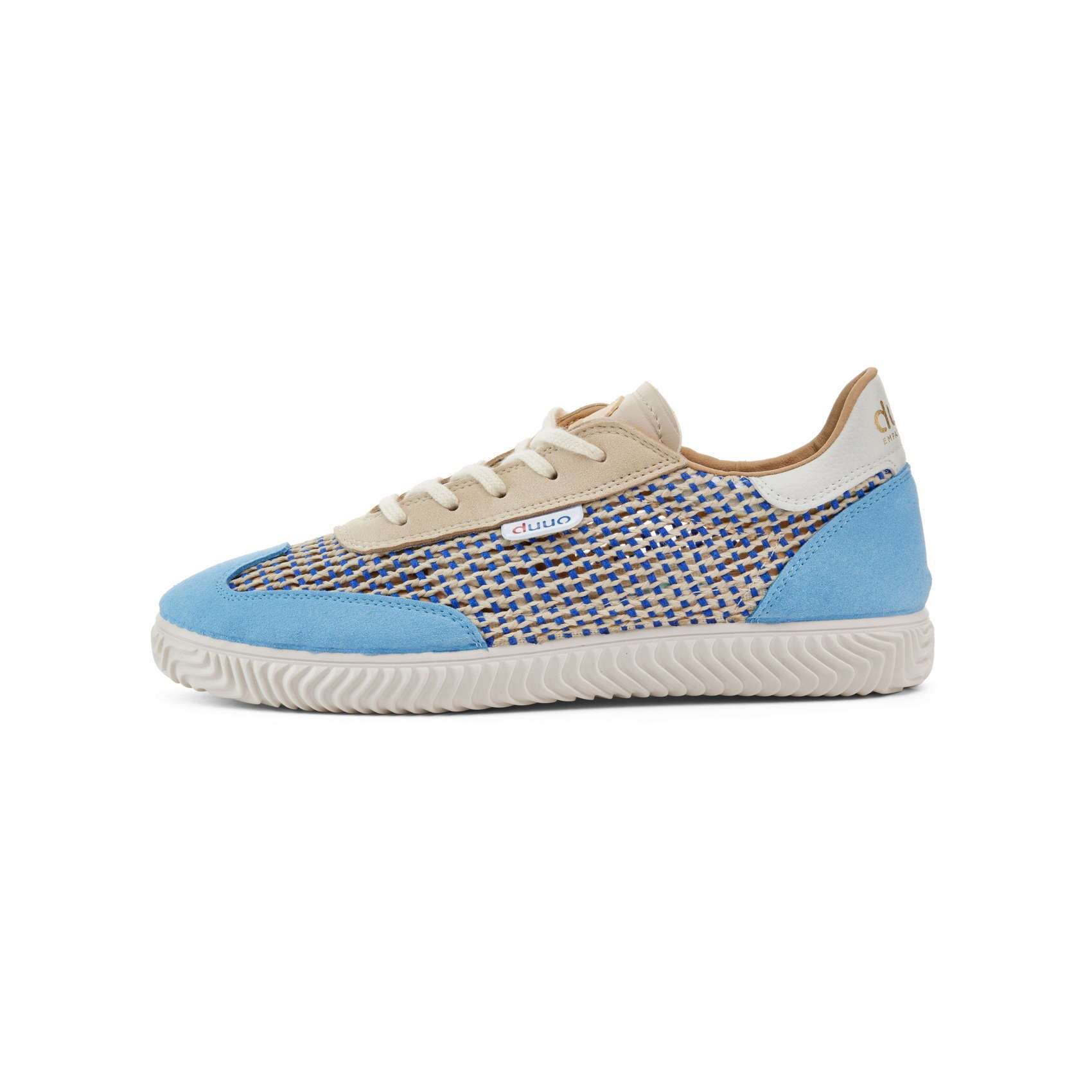 DUUO | ZAPATO CASUAL | UNISEX | ONA LACE TRENZADO 100 | AZUL