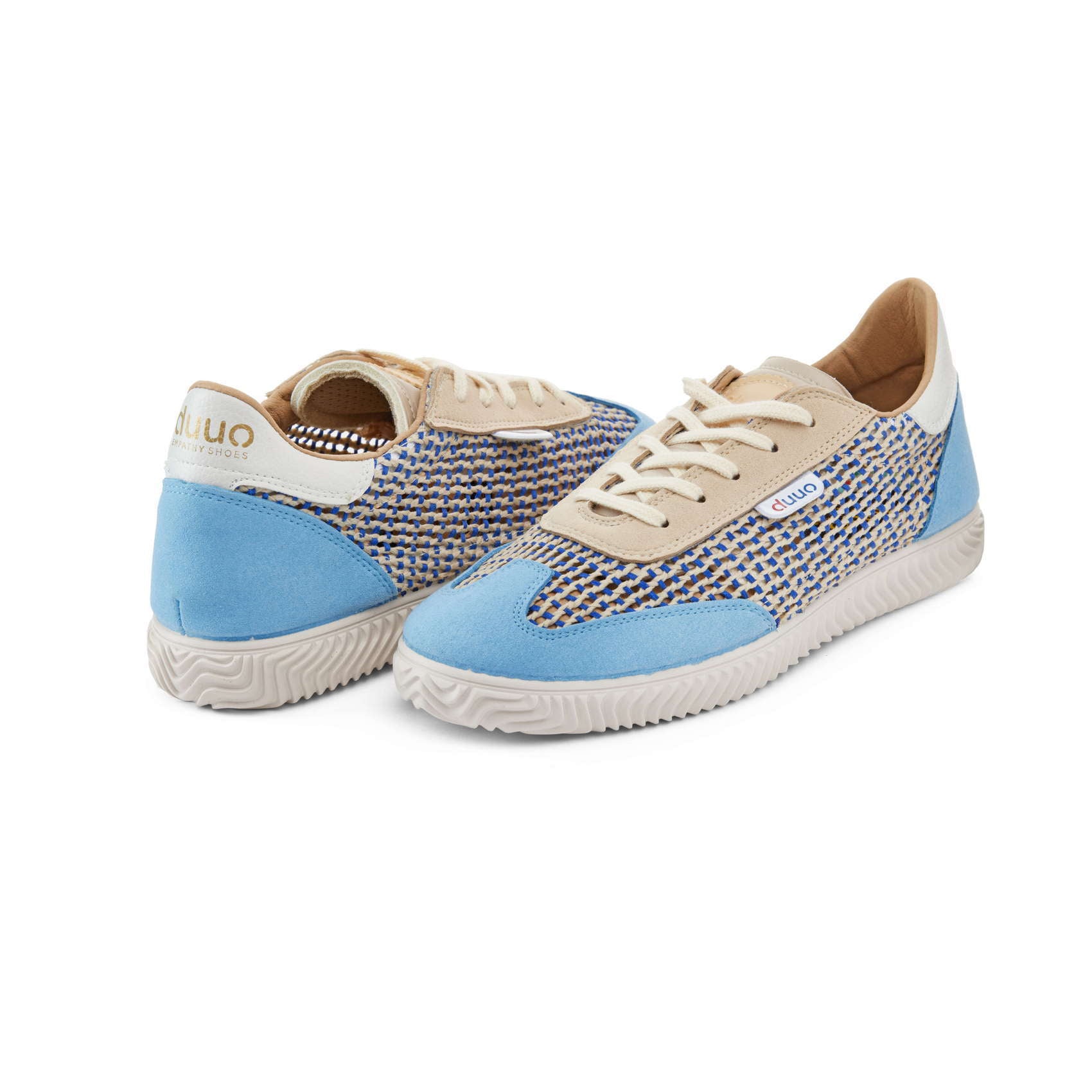 DUUO | ZAPATO CASUAL | UNISEX | ONA LACE TRENZADO 100 | AZUL