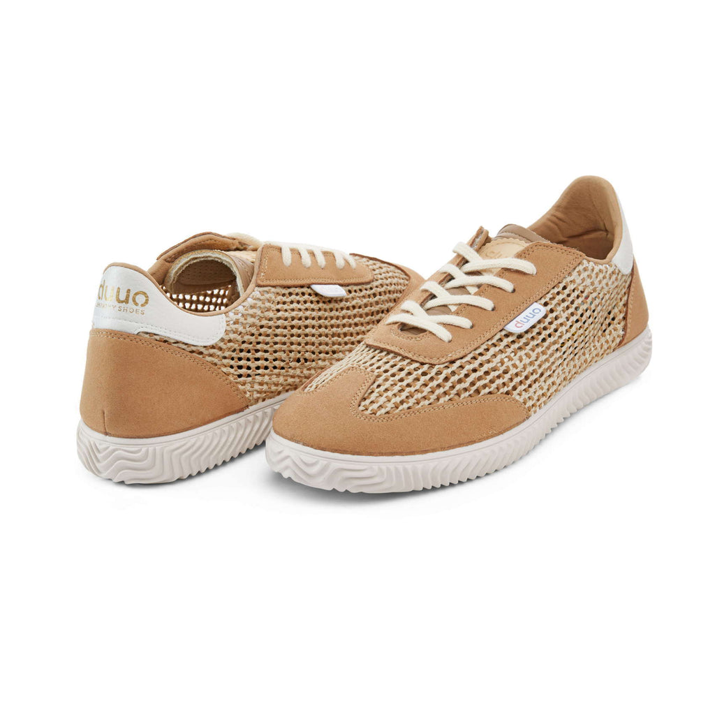 DUUO ONA LACE Trenzado 106: brown shoes unisex