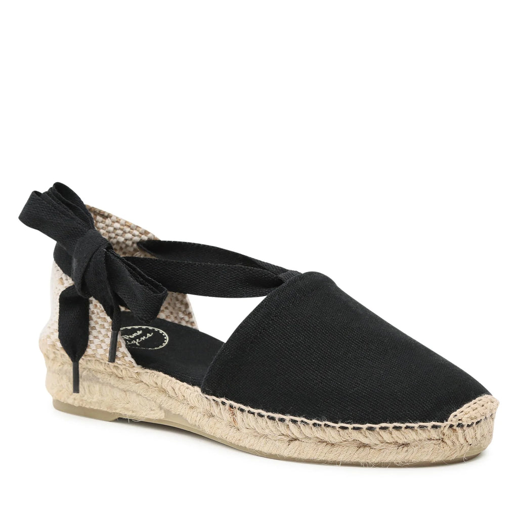 TONI PONS Grecia Negre: black espadrilles for women