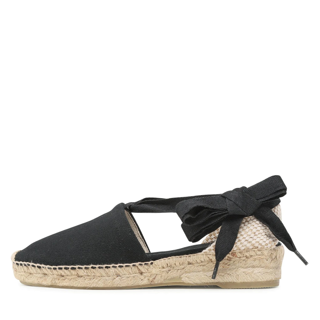 TONI PONS Grecia Negre: black espadrilles for women