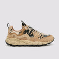 FLOWER MOUNTAIN Yamano 3 Woman Mud-light Brown: ブラウン スニーカー レディース